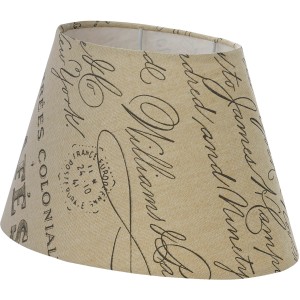 Eglo Lampenschirm 1+1 Vintage Beige-Braun 25 cm x 16 cm