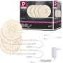 Paulmann SimpLED LED-Strip Komplettset, 20m, warmweiß, mit Zubehör und Verpackung.