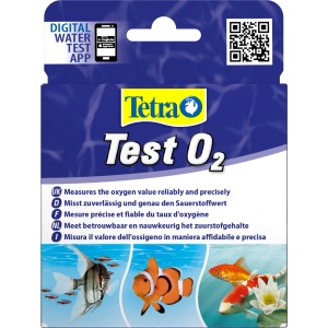 Tetra Wassertest Sauerstoff (O2) für Aquarien und Teiche zur Messung des Sauerstoffgehalts.