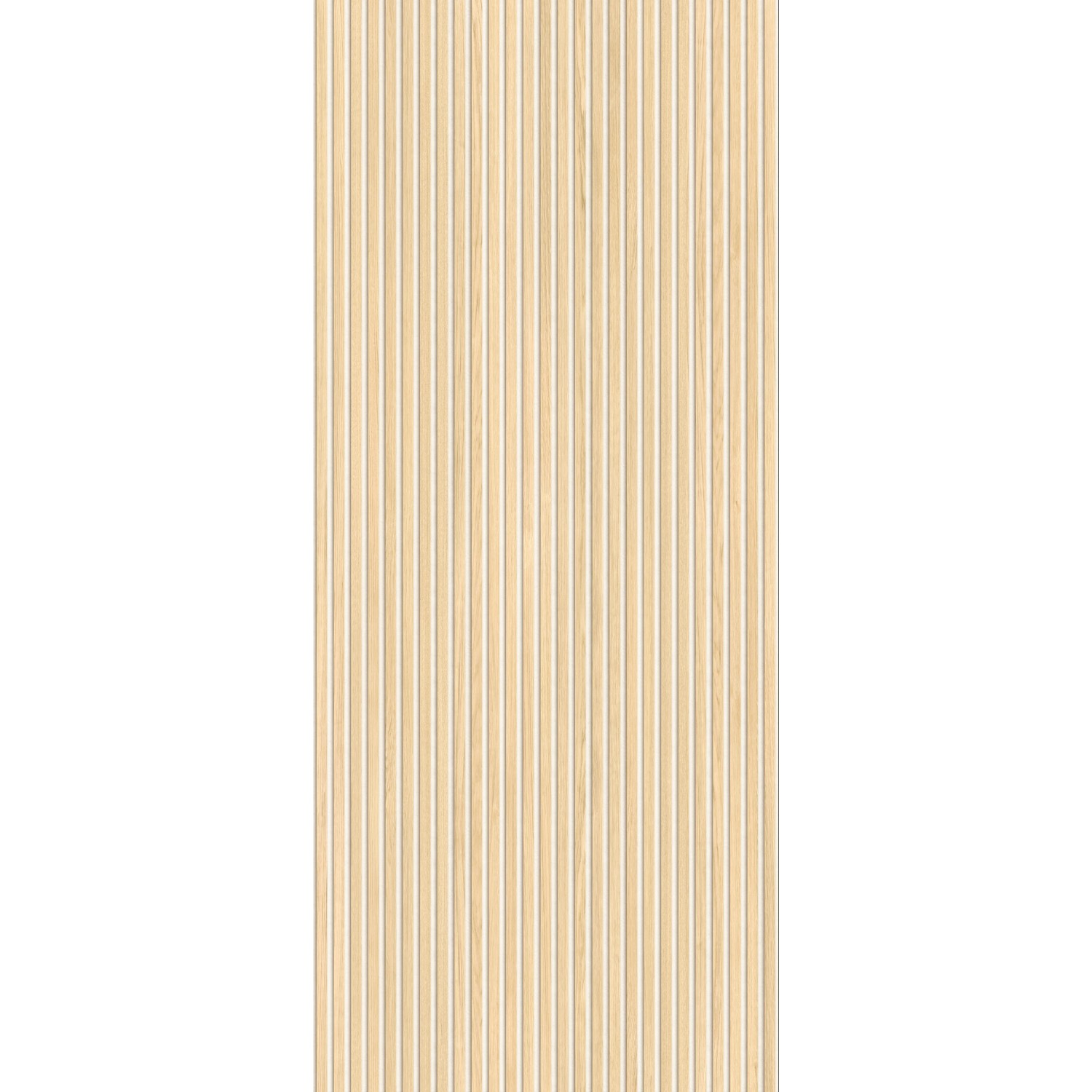 Grosfillex Wandpaneel Element 3D Linio Ash Light, Dekor-Paneel mit Holz- und Filzdekor in 3D-Optik.