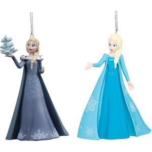 Disney Weihnachtsanhänger: 3D Elsa Figur als Baumbehang, verschiedene Designs.
