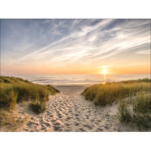 Leinwandbild Anonymus Weg zum Strand 77 cm x 57 cm