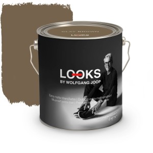Dose LOOKS by Wolfgang Joop Wandfarbe Clay Brown, ein warmer, erdiger Braunton.