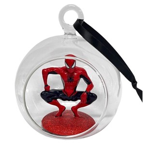 Marvel Weihnachtskugel Offen 3D-Figur Spiderman Ø 11,3 cm