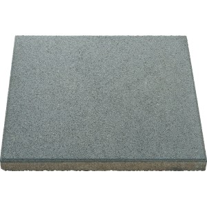Terrassenplatte Fein Silbergrau, 50x50 cm, Beton mit Quarzbeschichtung für Garten & Terrasse.