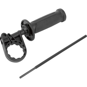 Ersatz-Handgriff aus schwarzem Kunststoff für LUX Schlagbohrmaschine SBM-750 A.