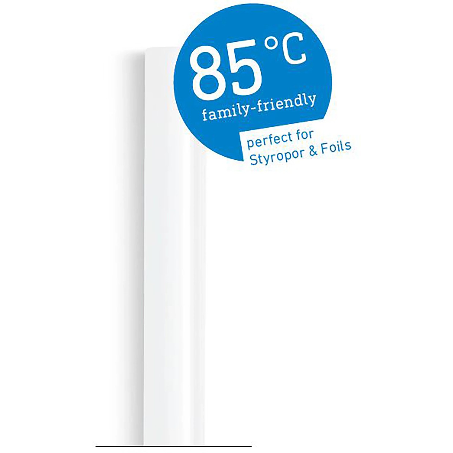Steinel Klebestift Cristal, 7mm, ideal für Bastelarbeiten mit Kindern und temperaturempfindliche Materialien.