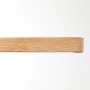 Detailaufnahme: Ainara LED-Pendelleuchte, 80 cm, Kiefer Braun/Schwarz. Holzstruktur sichtbar.