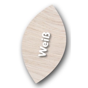 Farbmuster: Ultra Nature BIO Hartwachsöl Weiß für Holzoberflächen.