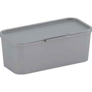 Aufbewahrungsbox Divider Low mit Deckel Grau