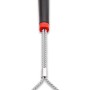 Weber Grillbürste, 3-seitig, 46 cm, schwarz-rot, zur Reinigung von Grillrosten.