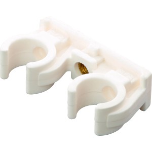 Rohrclip Doppelt Ø 18 mm