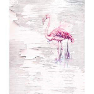 Komar Fototapete Vlies Pink Flamingo 200 x 250 cm