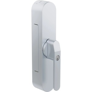 Abus Wintecto One FCA4100 W Fensterantrieb in Silber für Fenstertüren.
