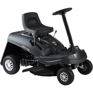 Texas Benzin-Aufsitzmäher Rider 7600, 2 in 1 mit Mulch-Kit. Kompakter Rasentraktor in Schwarz.