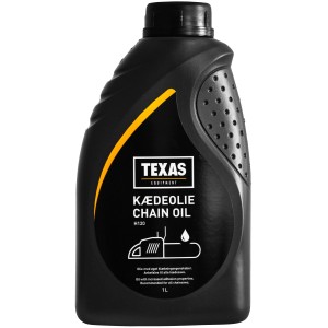 Texas Kettenöl 1 l Kanister für Kettensägen, schwarze Ölflasche.