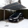 Ximax Alu Carport Portoforte Typ 110 Edelstahl-Look XL 301x495cm Sonderfertigung_4