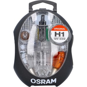 Osram Ersatzlampen-Box H1, 8-teiliges Set für Autoelektrik.