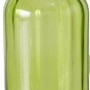 Grüne Dekovase Tilla S von Boltze aus Glas, runde Form.