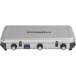 Campingaz Gaskocher Camping Kitchen™ 2 Multi Cook, tragbarer Kocher mit drei Brennern.