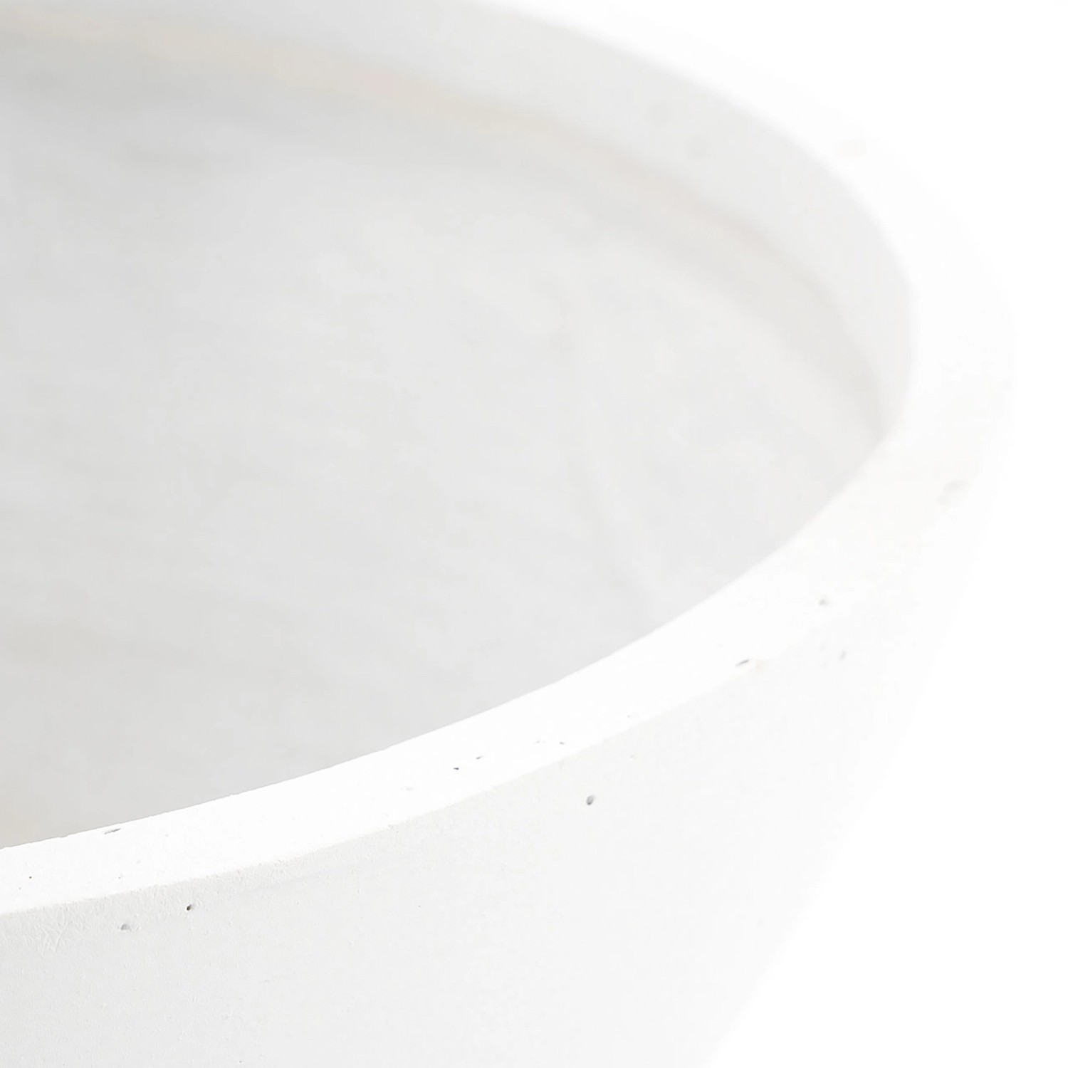 Pflanzwerk Pflanzschale Bowl Premium Frostbeständig Lotus-Effekt 45 cm Weiß_3