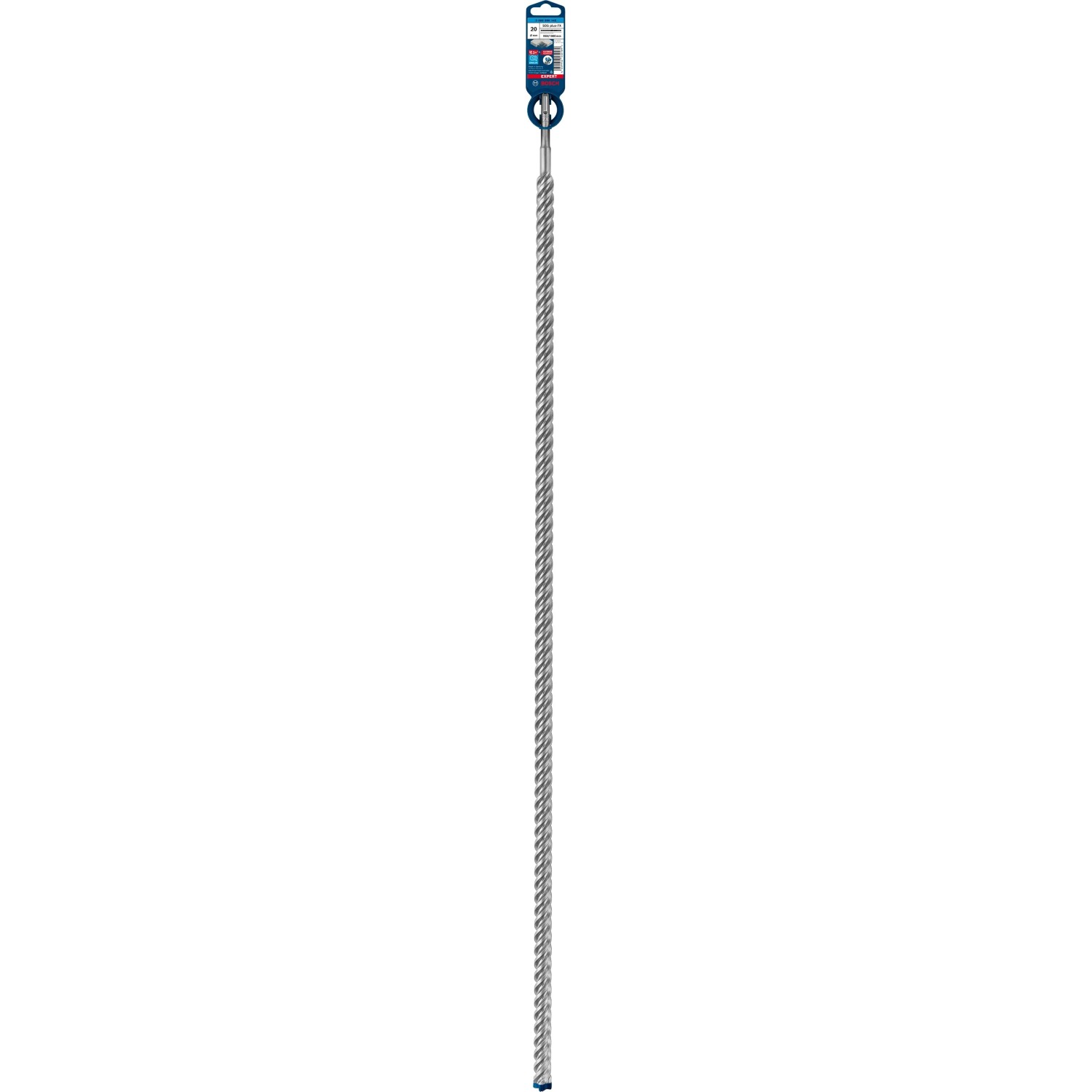 SDS Plus Bohrer 20mm x 460mm Gesamtlänge Steinbohrer Hammerbohrer Betonbohrer Quadro-X für Mauerwerk vierschneidig BOHRFUX