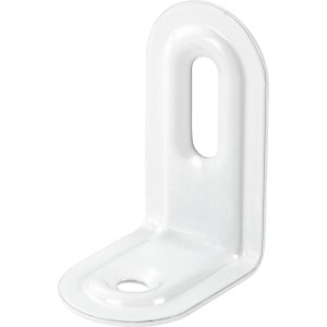 Verstellwinkel Weiß Pulverbeschichtet 39 mm x 28 mm x 22 mm