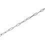 Galvanisch verzinkte Rundstahlkette, 4 mm Durchmesser, ideal zum Fixieren und Aufhängen.