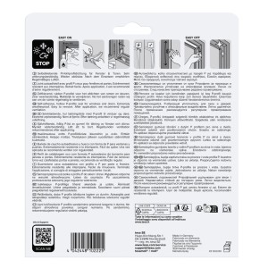 tesa® Insulation Dichtungsband P-Profil, braun, 10m für Fenster und Türen.