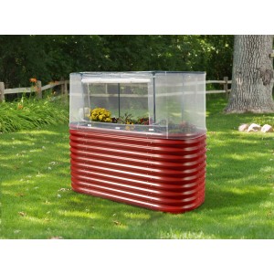 Vitavia Abdeckung für Basic Hochbeet, 105x76x165cm, schützt Pflanzen vor Schädlingen und Niederschlag.