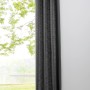 Grauer Mydeco Schlaufenschal Balance, 135x245 cm, blickdichter Fenstervorhang.