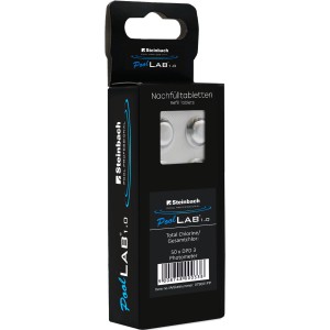 DPD N°3 Tabletten für Pooltester, 50 Stk. zur Chlorwert-Messung.
