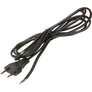 Euro-Zuleitung 2 m Schwarz