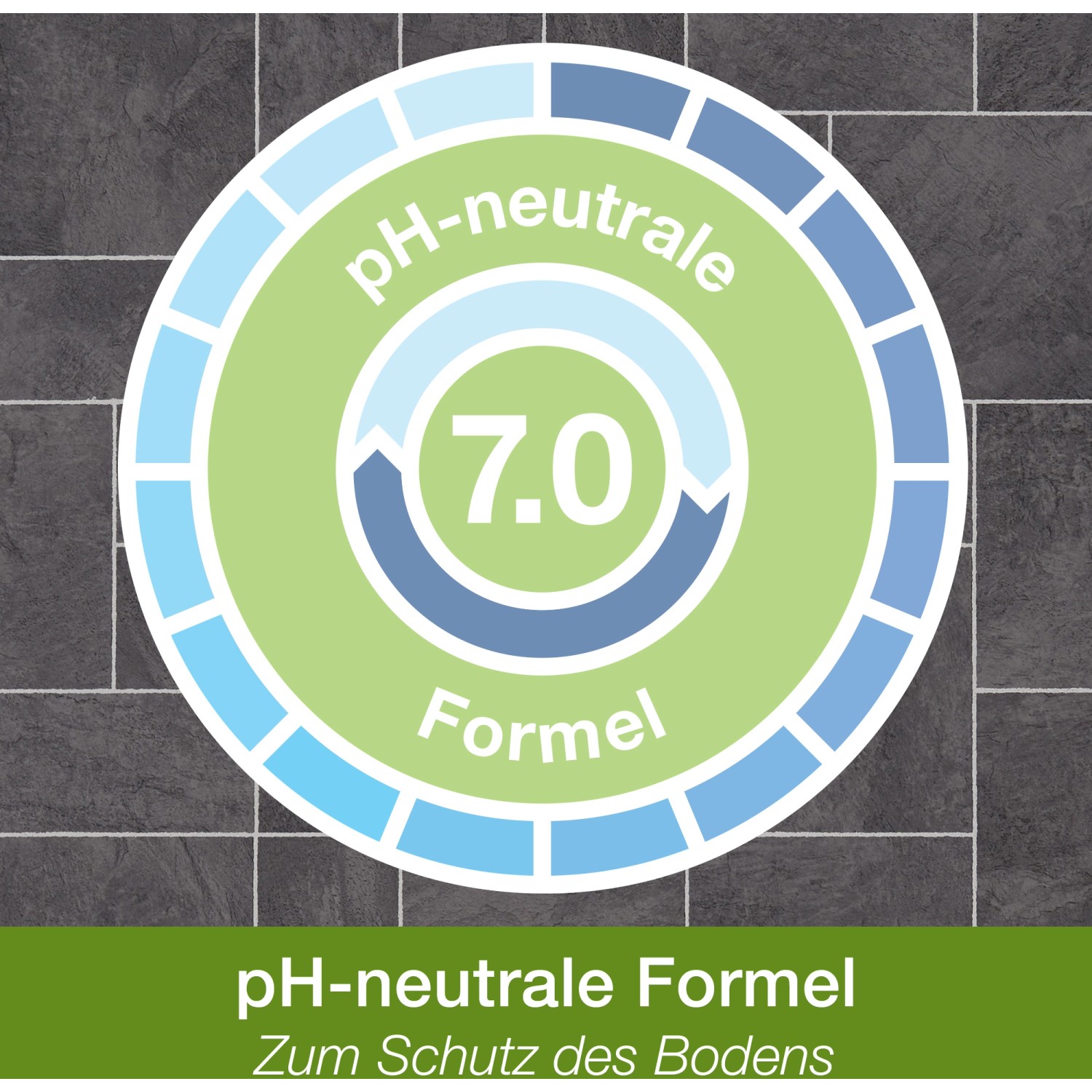 pH-neutrale Formel des Bona Reinigers für Stein-, Fliesen- und Laminatböden.