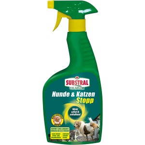 Substral Celaflor Hunde- und Katzen Stopp Spray, 500ml Flasche, zur Fernhaltung von Haustieren.