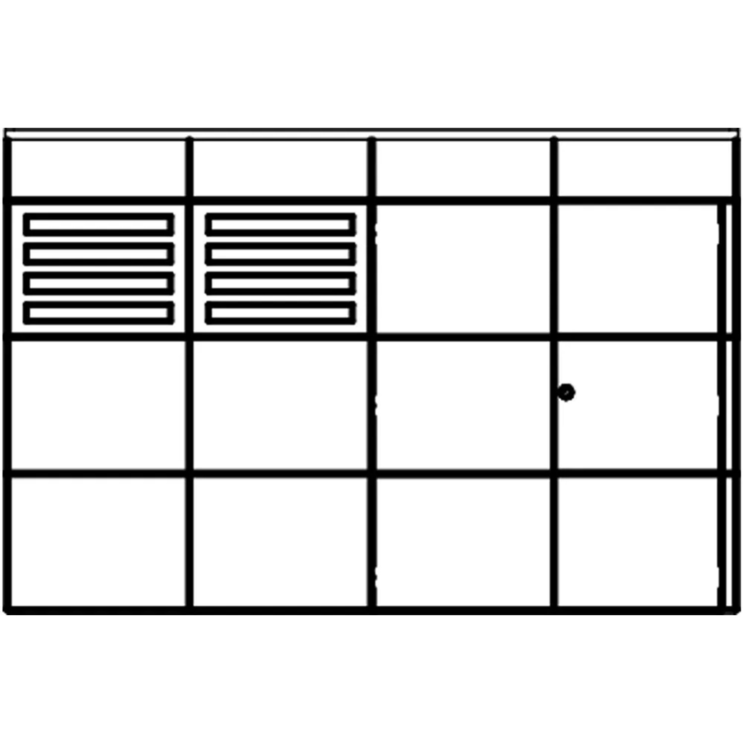 Holz-Gartenhaus Skan Holz Sydney, 337x253 cm, mit Tür und Fenster