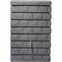Garantia Wandtank Rocky Junior 300 l in dunkler Granit-Optik mit Wasserhahn.