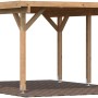 Palmako Einzelcarport Karl, braun, aus Holz. Stabiler Unterstand für PKW, Motorrad oder Fahrräder.