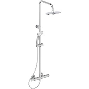 Ideal Standard Ceratherm T25 Duschsystem Chrom mit Kopf- und Handbrause.