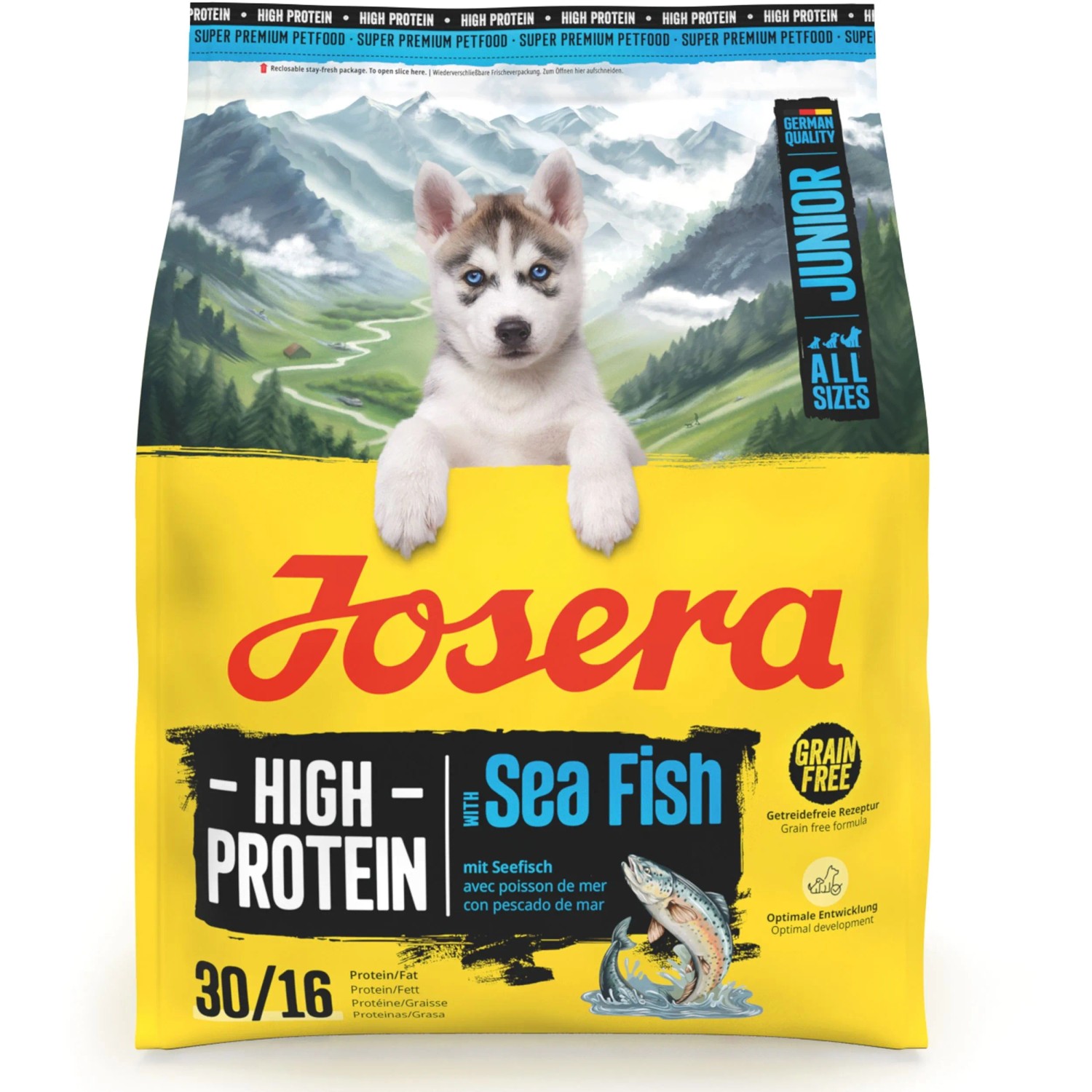 Josera Hunde-Trockenfutter High Protein Junior Sea Fish 900 g kaufen bei OBI