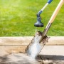 LUX Gießstab mit 10 Strahlvarianten bewässert Spaten. Gartenspritze mit Teleskop-Griff.