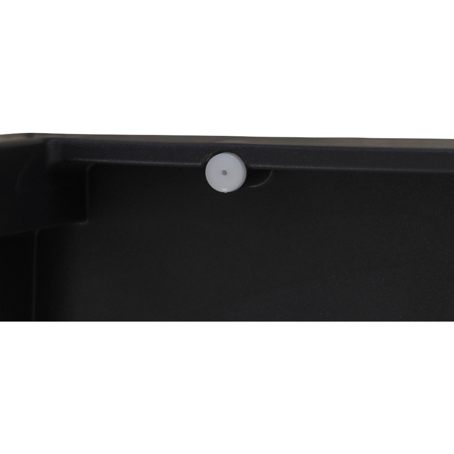 Detailaufnahme eines anthrazitfarbenen Siena Garden Stapelsessels.