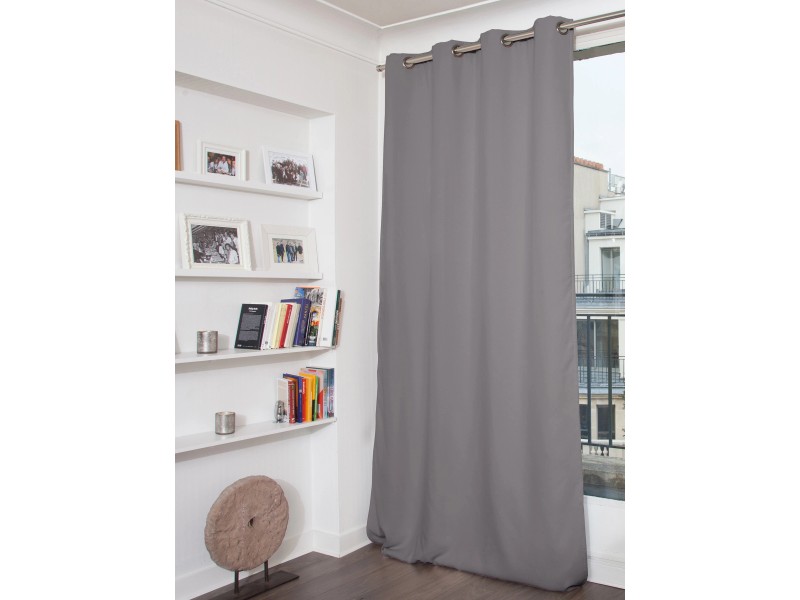 Moondream Wärmeschutzvorhang Mittelgrau 260 cm x 145 cm kaufen bei OBI