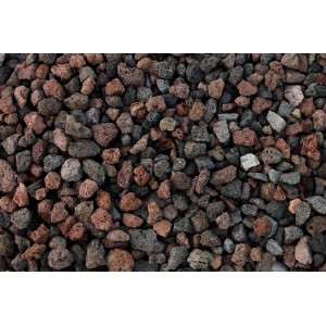 Lavasplitt Glut-Schwarz, 8-16 mm, Zierkies für Garten und Landschaftsbau.