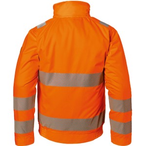 Warnorange Kübler Workwear Warnschutzjacke Reflectiq Gr. XXL mit Reflexstreifen.