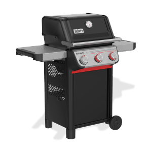 Weber Gasgrill E-325 GBS Spirit 2025, 3 Brenner, schwarz. Grillwagen mit Sear Boost Funktion und Seitenablagen.