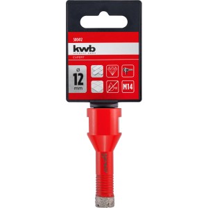 kwb Fliesenbohrer, 12 mm Durchmesser, M14 Aufnahme, für Winkelschleifer.