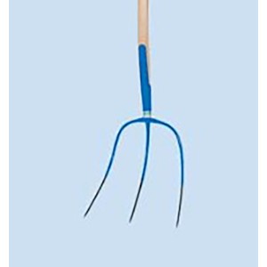 Johann Offner Heugabel mit 3 Zinken und Eschenstiel für Heu und Stroh.