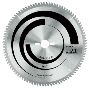 Bosch Kreissägeblatt Multi Material, 300mm, 96 Zähne für präzise Schnitte.