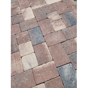 Premac Graniko Pflastersteine Muschelkalk, rustikale Optik für Gartenwege und Terrassen.
